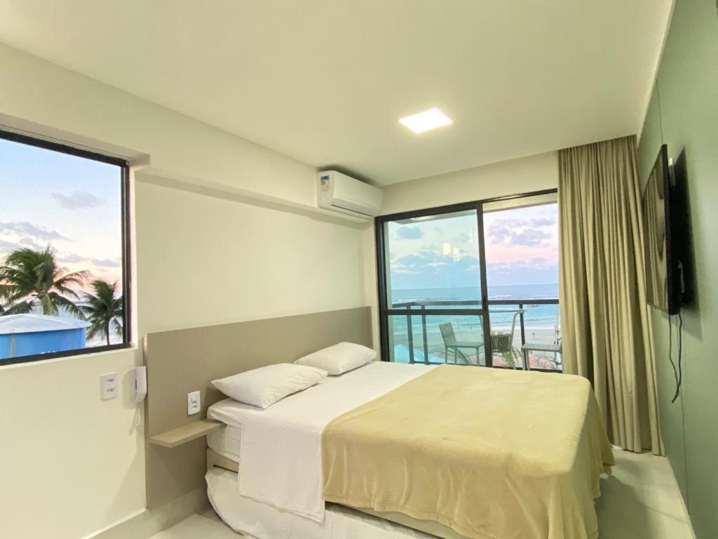 Flat Beira Mar Com Varanda Em Pôrto das Galinhas Buitenkant foto